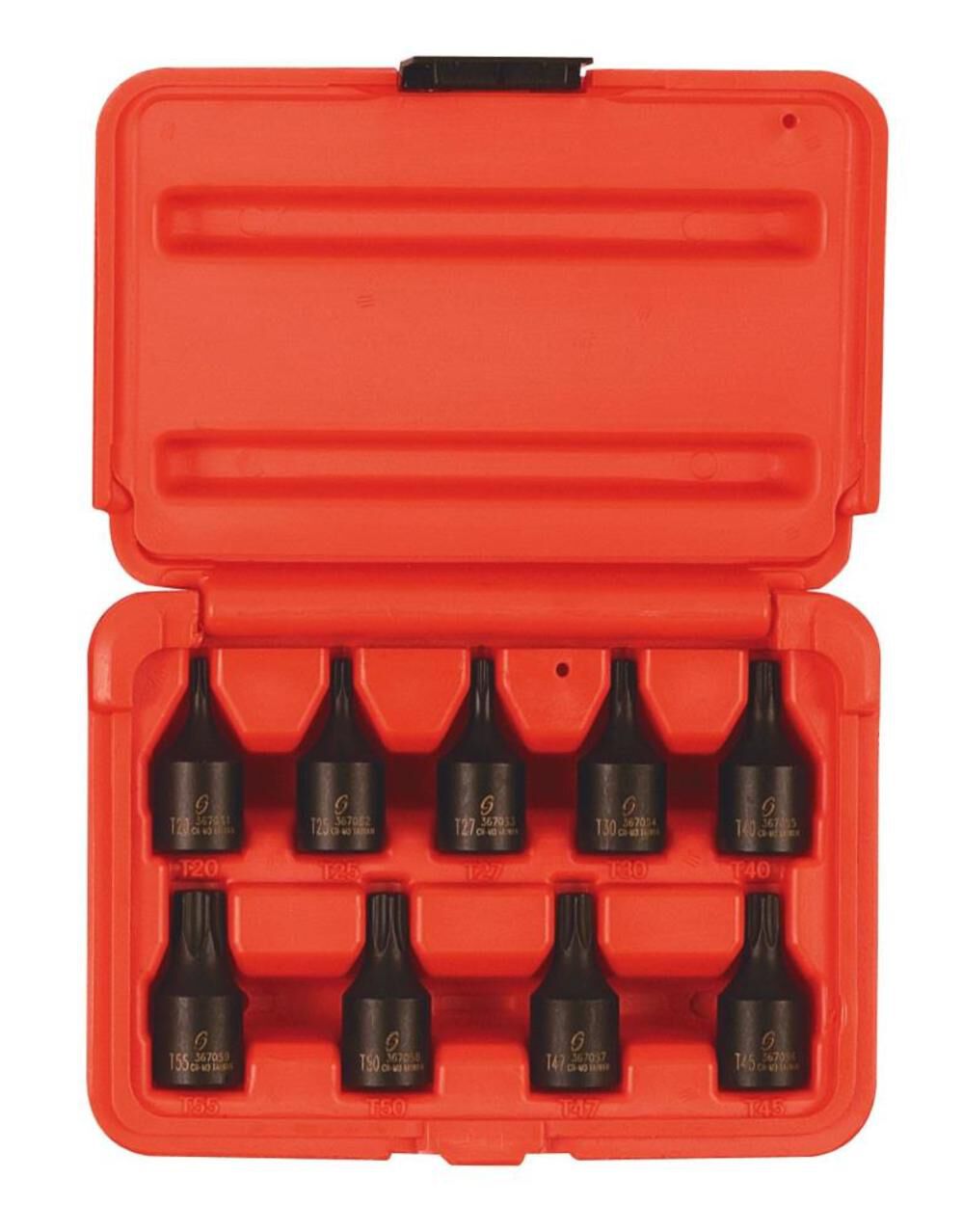 Sunex 3/8 In. Drive Internal Star Impact Socket Set 13 pc.