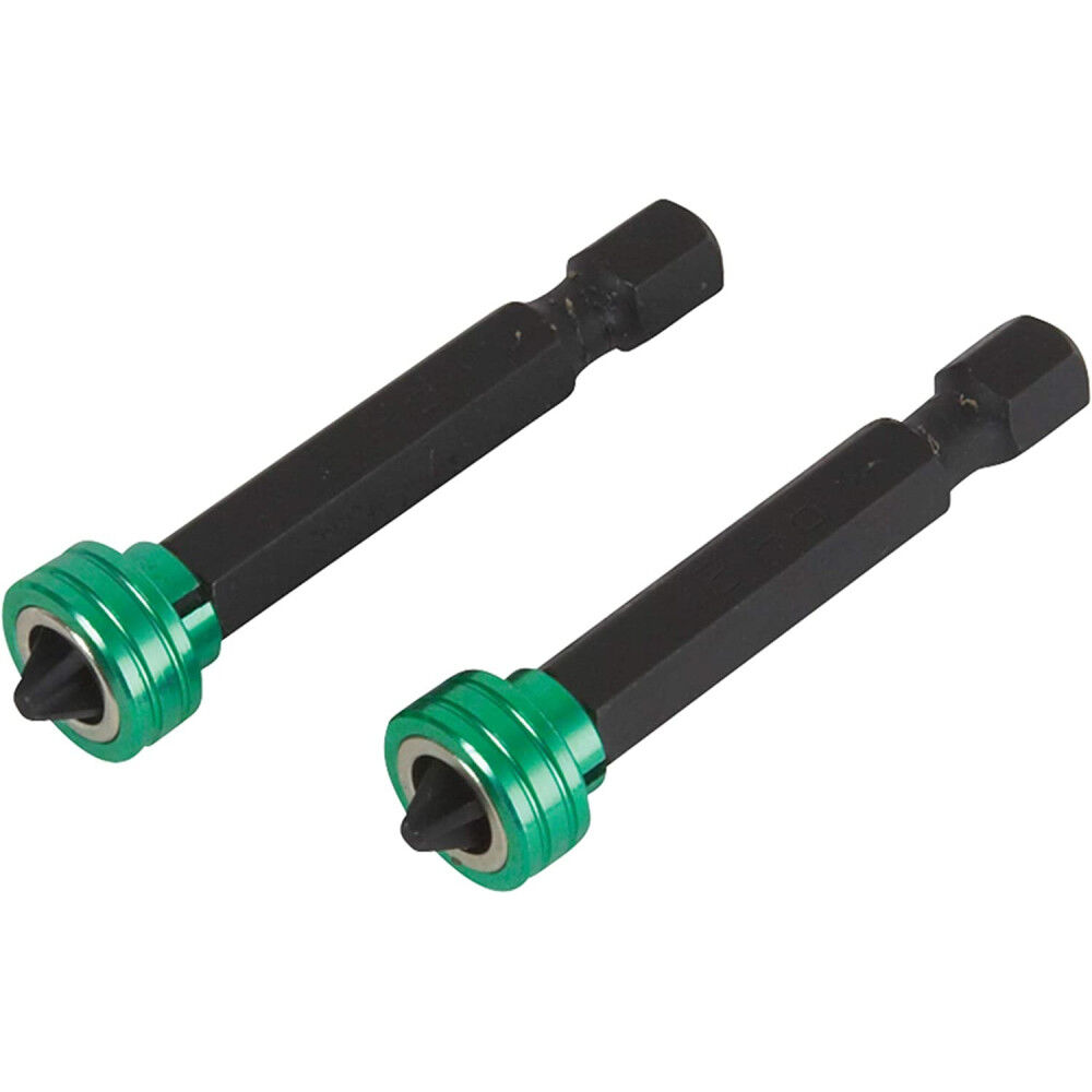 Metabo HPT #2 Philips 1/4 in Hex Black Oxide Steel Magnetic Driver Bit 2pk