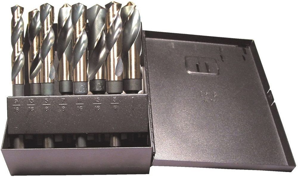 Viking Drill Type 280-UB Magnum Super Premium Reduced Shank Drill 8 Piece Set – 1/2in