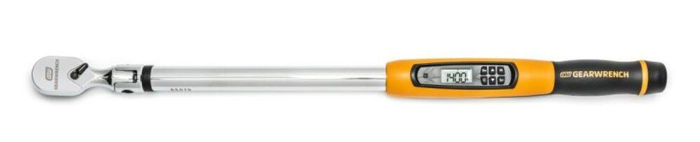 GEARWRENCH 1/2in Flex Head Electronic Torque Wrench with Angle 25-250 ft/Lbs