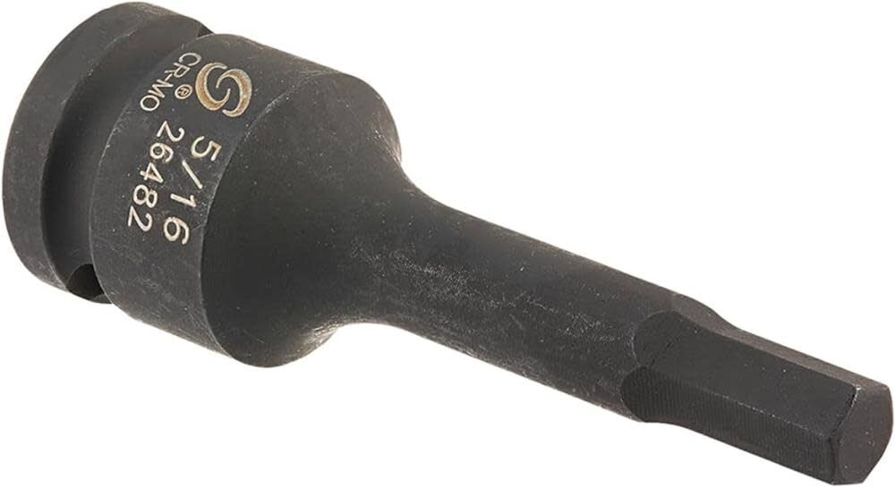 Sunex 1/2 Inch Dr 5/16 Inch Hex Impact Socket