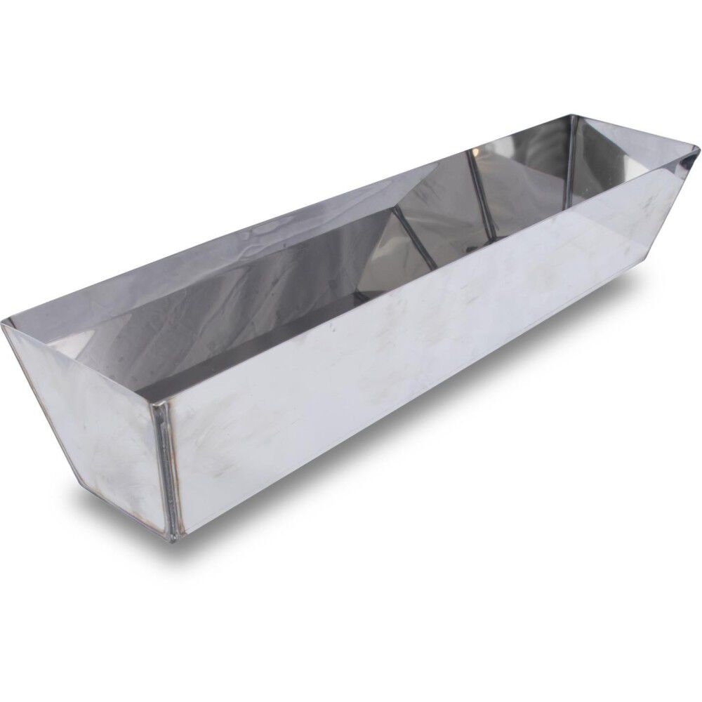Marshalltown Heli Arc Mud Pan 14in Stainless Steel Design