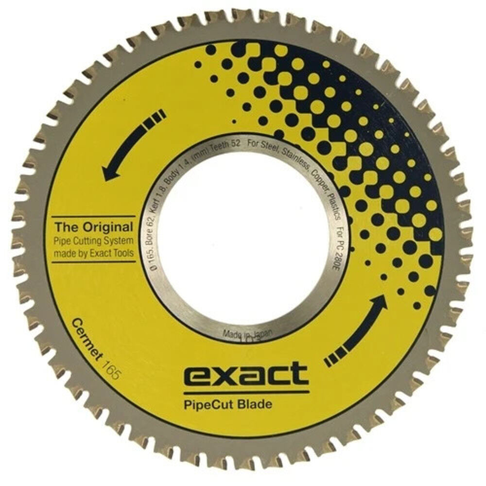 Exact Tools Cermet 165 6-1/2 Inch 52T Heavy-Duty Blade