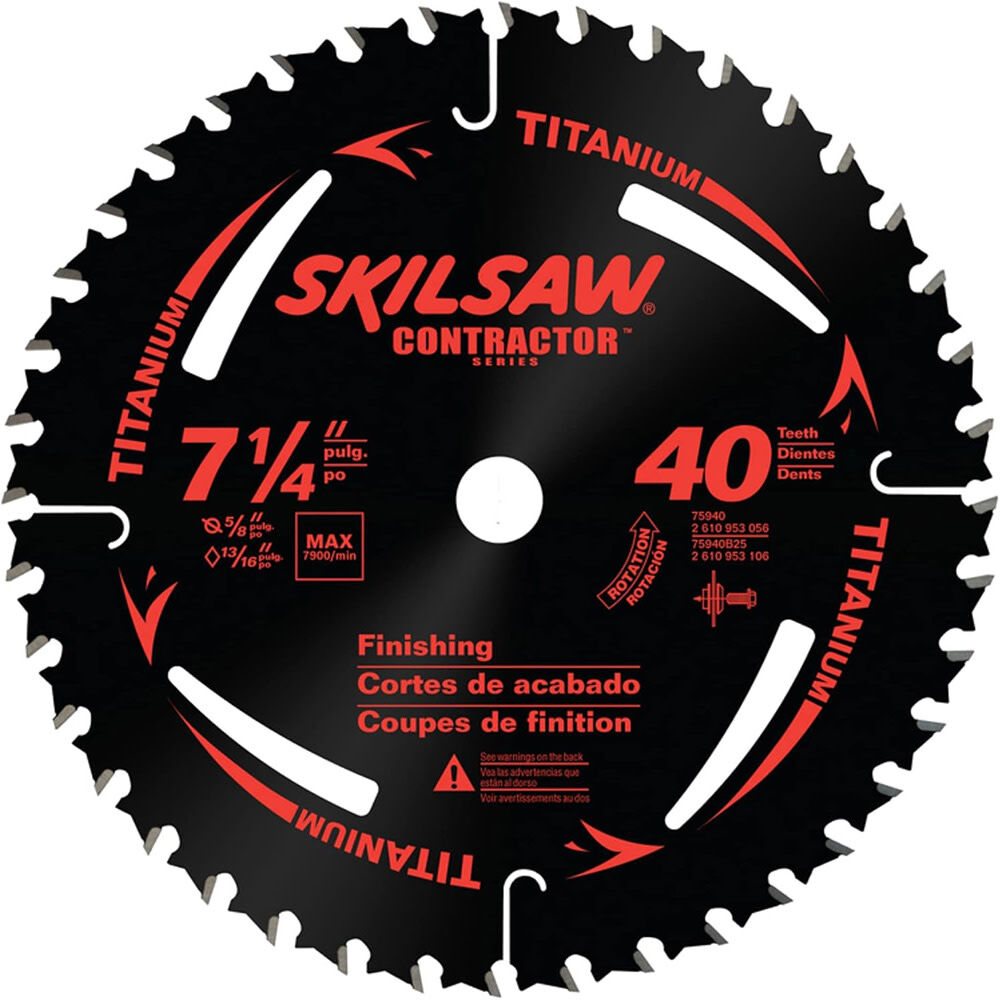 SKILSAW 7-1/4In X 40T FRAMING SAW BLADE