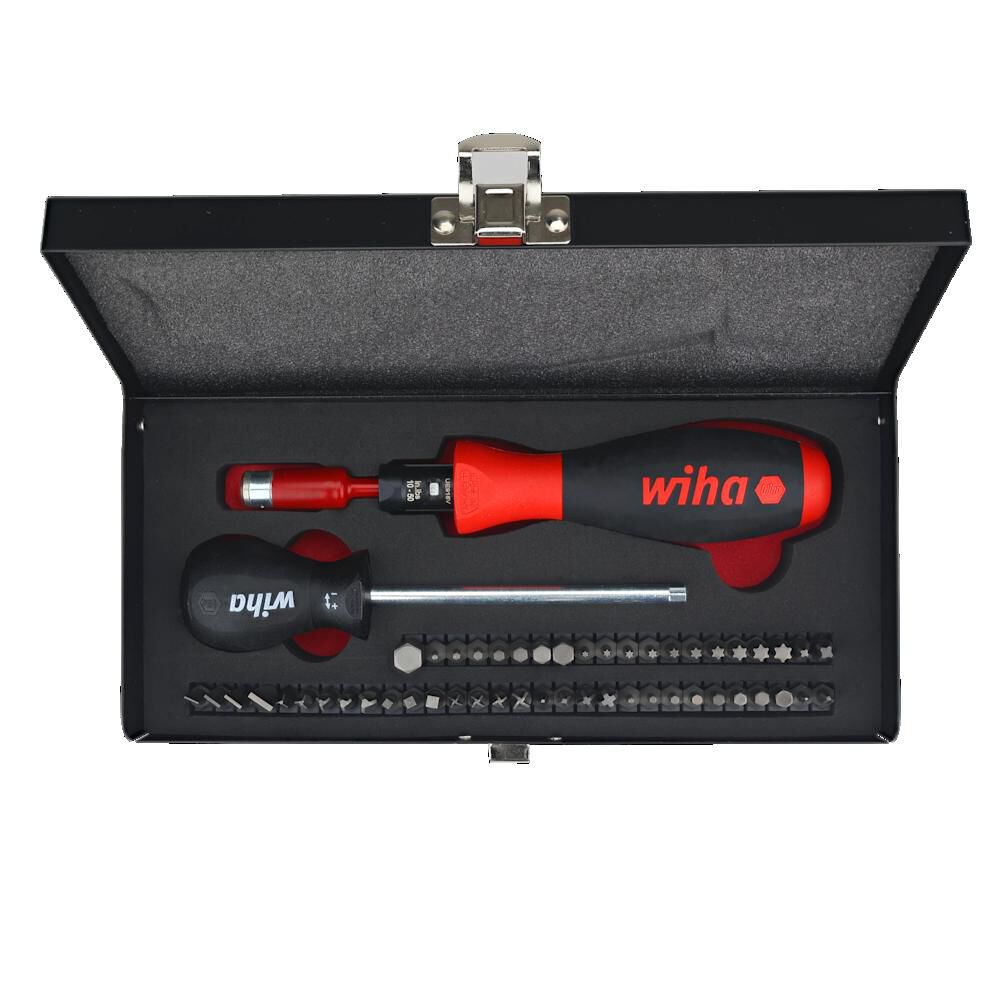 Wiha TorqueVario-S 10-50 In/lbs Bit Set 53 Pieces