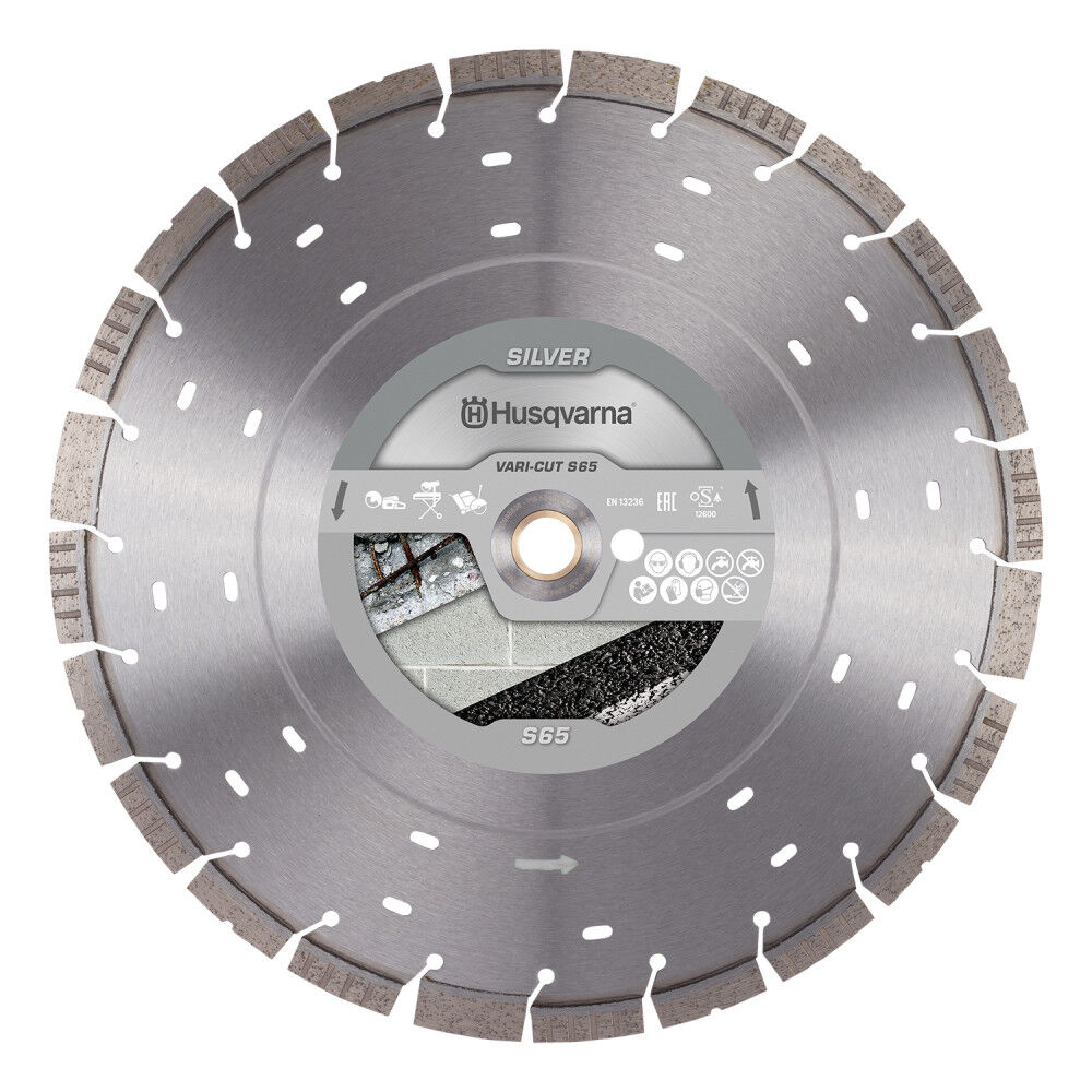 Husqvarna Construction 20 Inch Segmented Turbo Diamond Blade for Concrete and Masonry