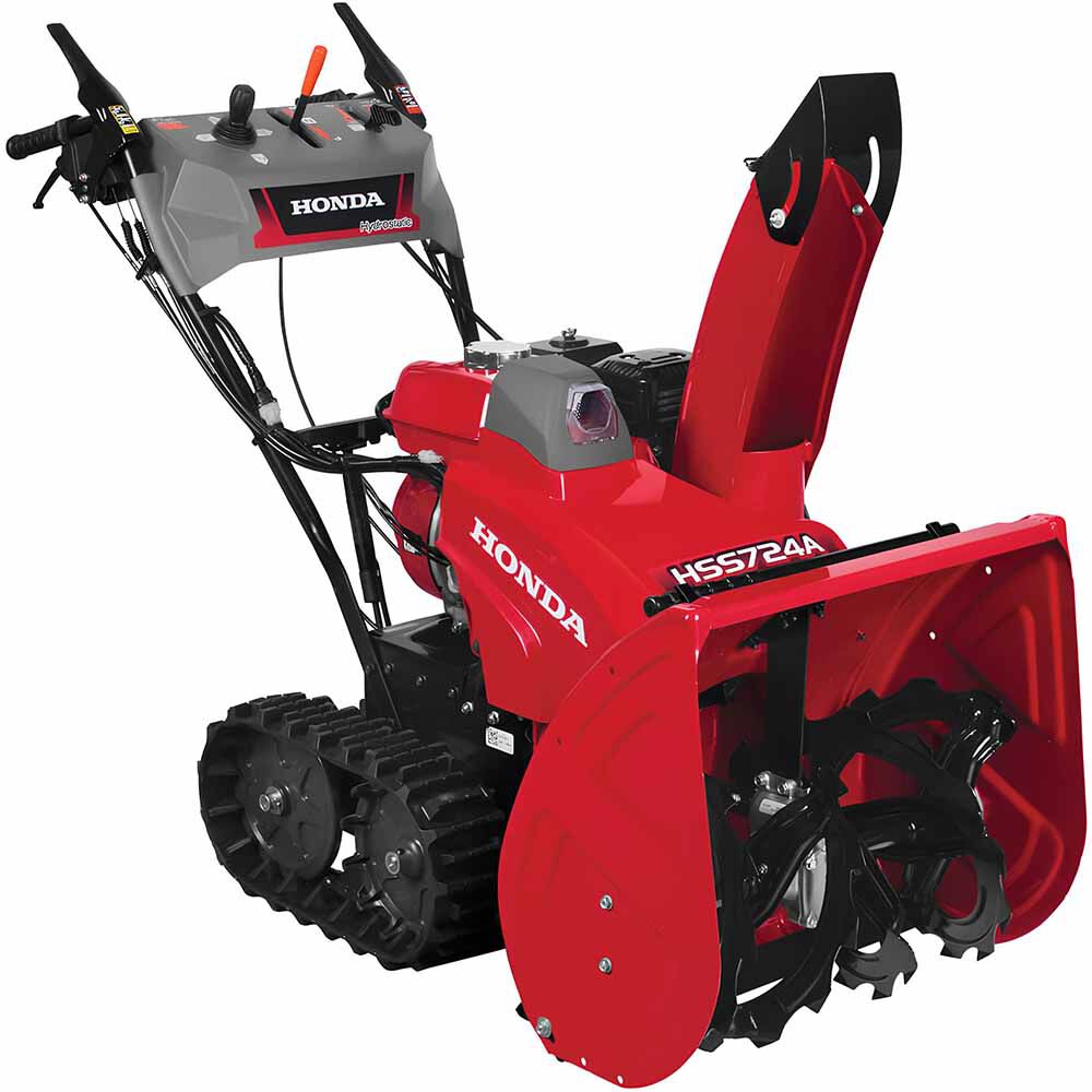 Honda 7HP 24In Two Stage Track Drive Snow Blower – Electric Start