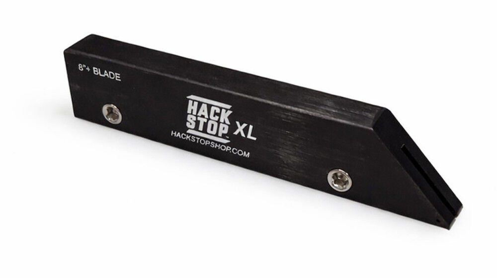 Hack Stop Black Anodized Reciprocating Saw Blade Mounted Depth XL