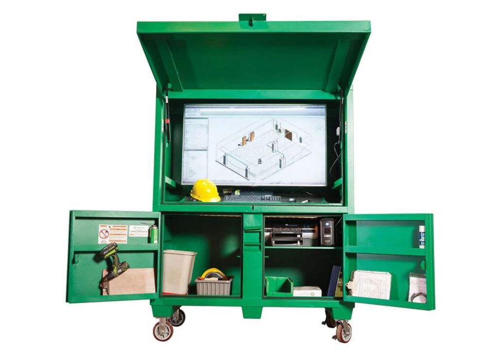Greenlee Compact Field Office Jobsite Storage Box