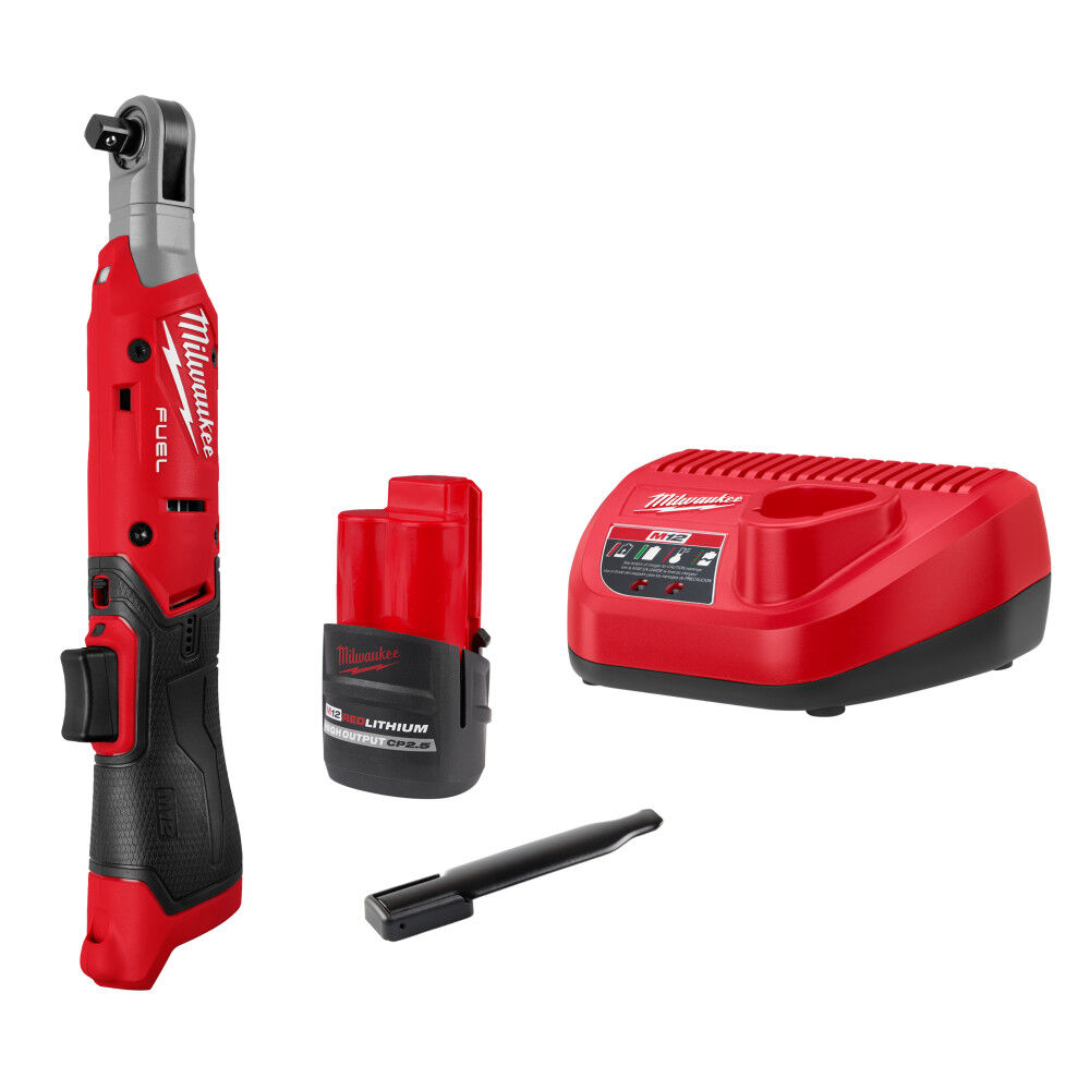 Milwaukee M12 FUEL 3/8 Inch Ratchet Kit